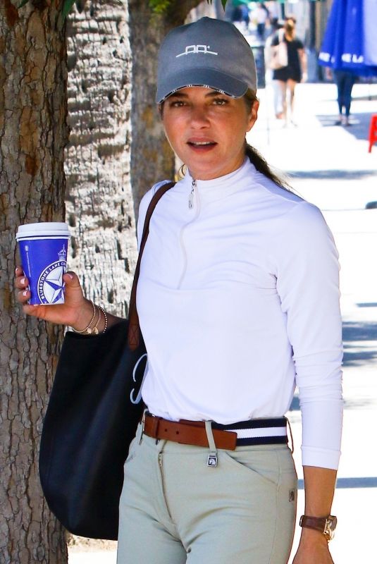 SELMA BLAIR in Riding Gear Out in Los Angeles 07/05/2018