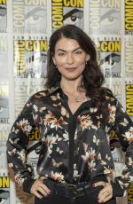 SERA GAMBLE at The Magicians Press Room at Comic-con in San Diego 07/22/2018