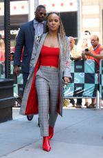 SERAYAH MCNEILL at AOL Build Series in New York 07/09/2018