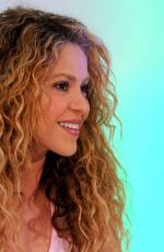 SHAKIRA at a Press Conference in Barranquilla 07/19/2018
