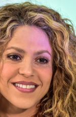 SHAKIRA at a Press Conference in Barranquilla 07/19/2018