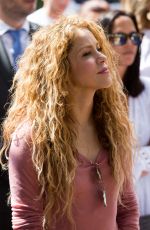 SHAKIRA at Northern Lebanese Mountain Village of Tannourine 07/13/2018
