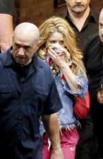 SHAKIRA Leaves Her Concert in Barcelona 07/07/2018