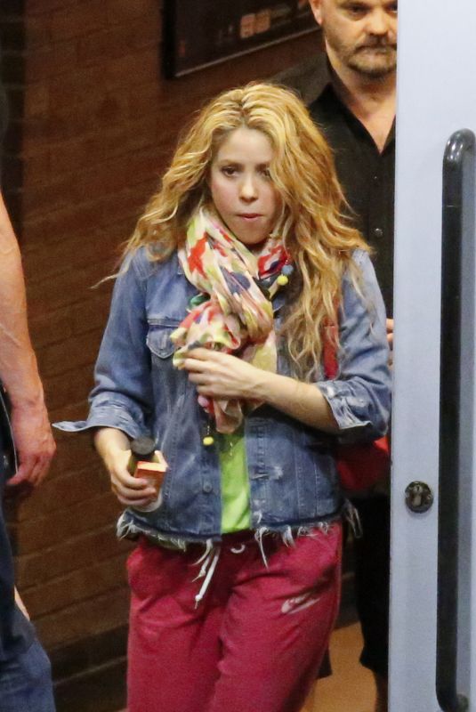 SHAKIRA Leaves Her Concert in Barcelona 07/07/2018