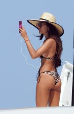 SHARON FONSECA in Bikini at a Boat in Formentera 07/17/2018