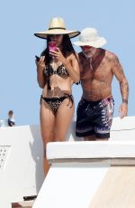 SHARON FONSECA in Bikini at a Boat in Formentera 07/17/2018