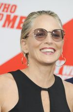 SHARON STONE at The Spy Who Dumped Me Premiere in Los Angeles 07/25/2018