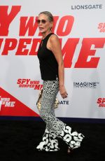 SHARON STONE at The Spy Who Dumped Me Premiere in Los Angeles 07/25/2018