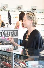 SHARON STONE Out Shopping in Beverly Hills 07/19/2018