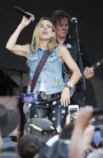 SHERYL CROW Performs at a Concert in Calgary 07/11/2018