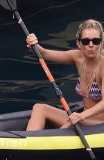 SIENNA MILLER in Bikini at a Boat in Portofino 07/22/2018