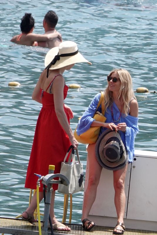 SIENNA MILLER on Vacation in Positano 06/30/2018