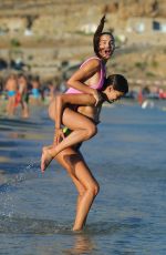 SILVIA CARUSO in Swimsuit at a Beach in Mykonos 07/20/2018