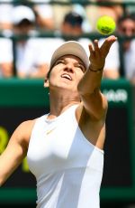 SIMONA HALEP at Wimbledon Tennis Championships in London 07/07/2018