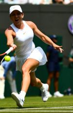 SIMONA HALEP at Wimbledon Tennis Championships in London 07/07/2018