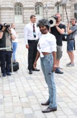 SINITTA Arrives to X Factor Launch in London 07/17/2018