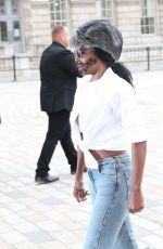 SINITTA Arrives to X Factor Launch in London 07/17/2018