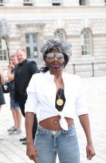 SINITTA Arrives to X Factor Launch in London 07/17/2018