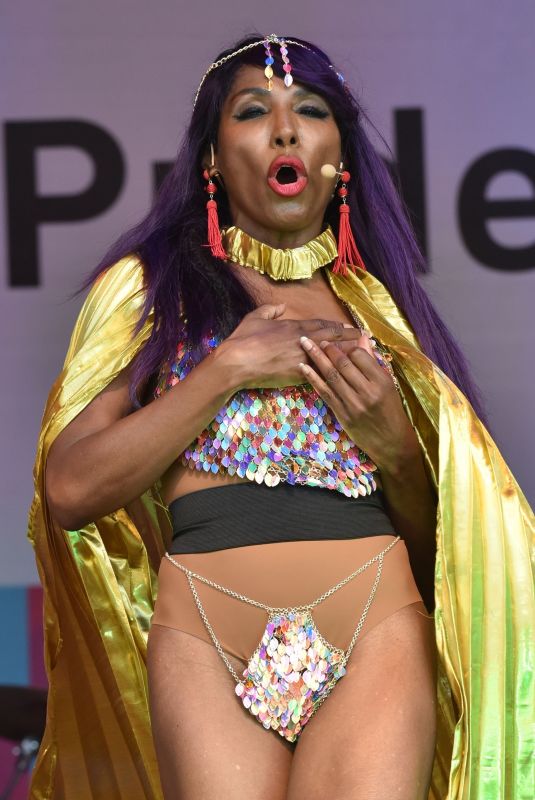 SINITTA Performs at Pride London Festival in London 07/07/2018