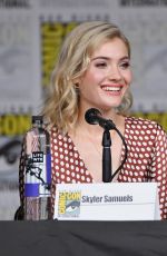 SKYLER SAMUELS at The Gifted Panel at Comic-con in San Diego 07/21/2018