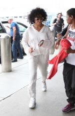 SOLANGE KNOWLES at LAX Airport in Los Angeles 07/26/2018