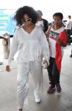 SOLANGE KNOWLES at LAX Airport in Los Angeles 07/26/2018