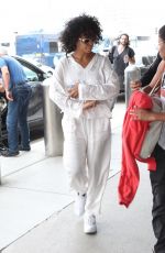 SOLANGE KNOWLES at LAX Airport in Los Angeles 07/26/2018