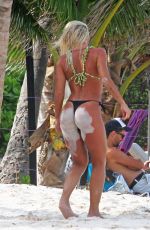 SOLCI PEREZ in Bikini on the Beach in Tulum 07/11/2018