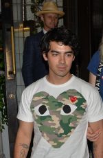 SOPHIE TURNER and Joe Jonas at 34 Mayfair in London 07/14/2018