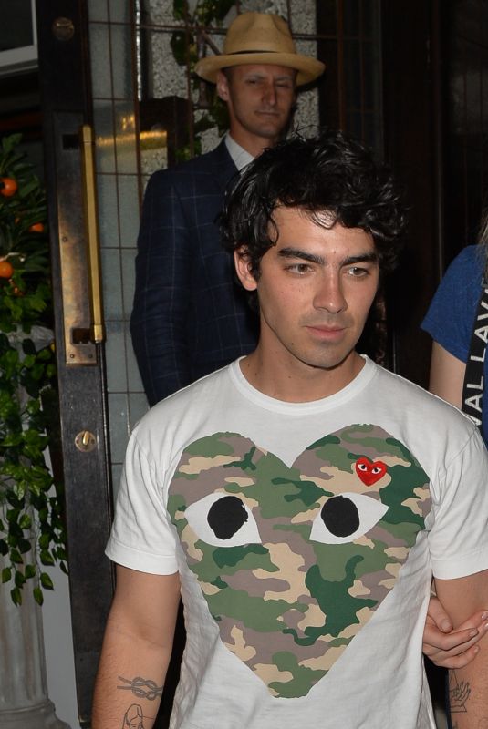 SOPHIE TURNER and Joe Jonas at 34 Mayfair in London 07/14/2018