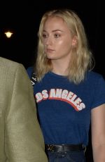 SOPHIE TURNER and Joe Jonas at 34 Mayfair in London 07/14/2018