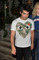 SOPHIE TURNER and Joe Jonas at 34 Mayfair in London 07/14/2018