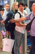 SOPHIE TURNER and Joe Jonas at JFK Airport in New York 07/02/2018