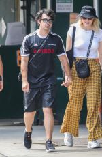 SOPHIE TURNER and Joe Jonas on Lafayette Street in New York 07/28/2018