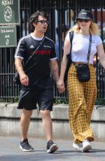 SOPHIE TURNER and Joe Jonas on Lafayette Street in New York 07/28/2018