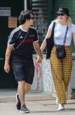 SOPHIE TURNER and Joe Jonas on Lafayette Street in New York 07/28/2018