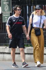 SOPHIE TURNER and Joe Jonas on Lafayette Street in New York 07/28/2018