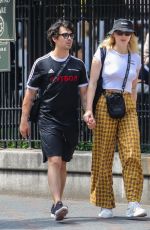 SOPHIE TURNER and Joe Jonas on Lafayette Street in New York 07/28/2018