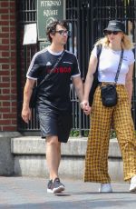 SOPHIE TURNER and Joe Jonas on Lafayette Street in New York 07/28/2018