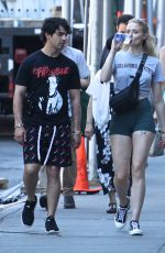 SOPHIE TURNER and Joe Jonas Out and About in New York 07/09/2018