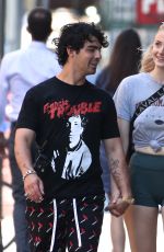 SOPHIE TURNER and Joe Jonas Out and About in New York 07/09/2018