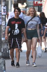SOPHIE TURNER and Joe Jonas Out and About in New York 07/09/2018