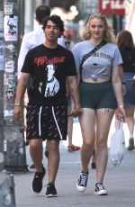 SOPHIE TURNER and Joe Jonas Out and About in New York 07/09/2018