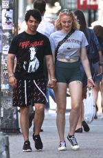 SOPHIE TURNER and Joe Jonas Out and About in New York 07/09/2018