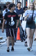 SOPHIE TURNER and Joe Jonas Out and About in New York 07/09/2018