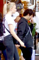SOPHIE TURNER and Joe Jonas Out for Dinner in New York 07/25/2018