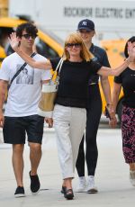 SOPHIE TURNER and Joe Jonas Out for Lunch in New York 07/24/2018