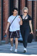 SOPHIE TURNER and Joe Jonas Out in New York 07/19/2018