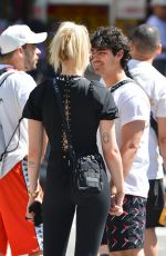 SOPHIE TURNER and Joe Jonas Out in New York 07/19/2018
