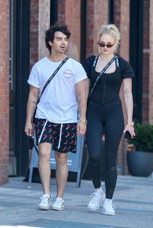 SOPHIE TURNER and Joe Jonas Out in New York 07/19/2018